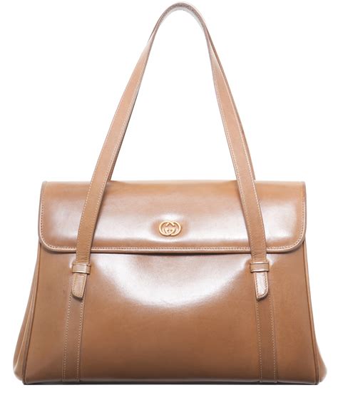 farfetch gucci shoulder bag|Gucci shoulder bag brown.